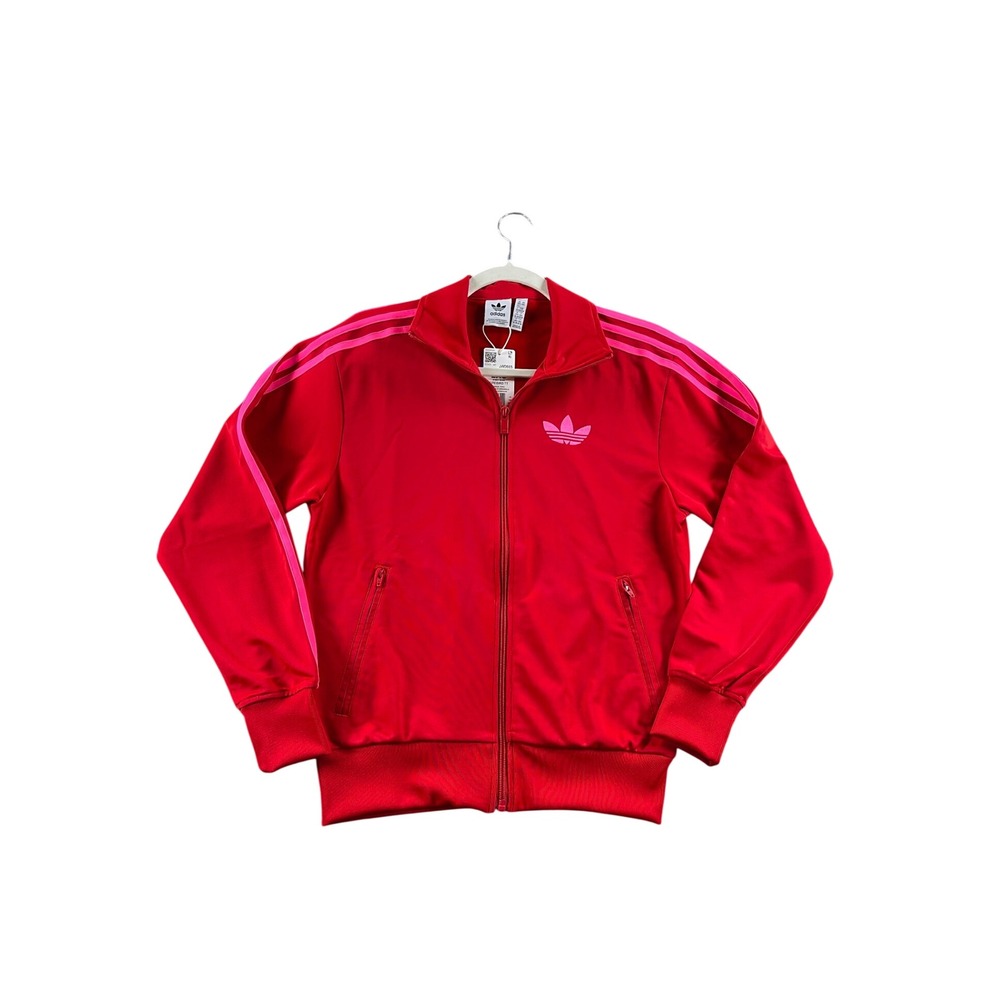 Adidas Originals Firebird TT Track Jacket Red Pink JW3665 Womens 2XS NWT